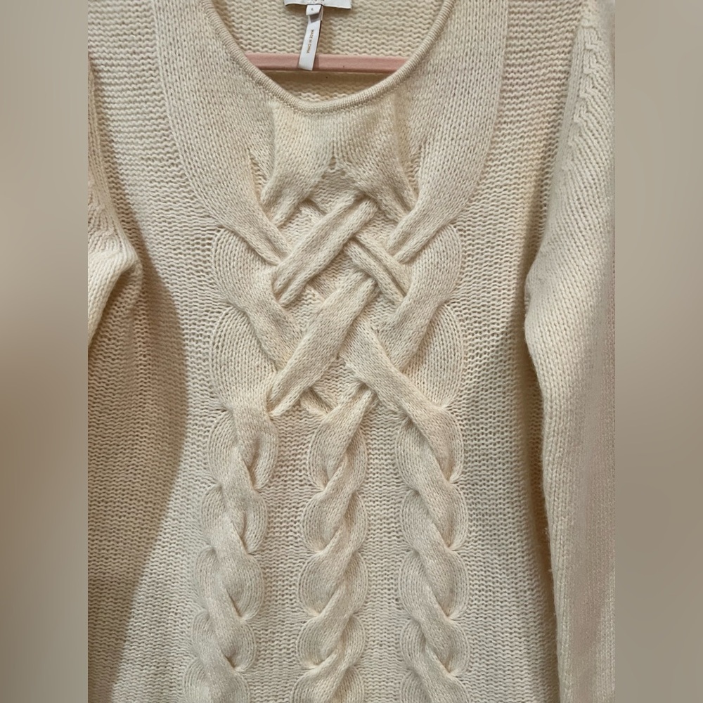 Laundry by Shelli Segal 100% Cashmere Cable Knit Sweater – Size L (NWOT) - Picture 8 of 8